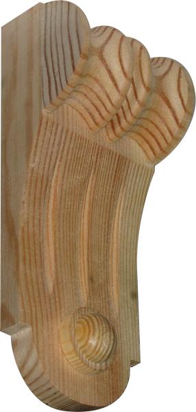Holzapplikation antik aus Kiefer, Kapitell Holz, Holzzierteil antik, Holzkapitell, Kapitelle Holz